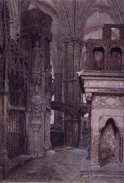 Edward Bekendernes kapel, Westminster Abbey af George Price Boyce
