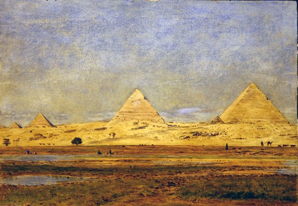 Pyramiderne og Sfinxen i Giza af George Price Boyce