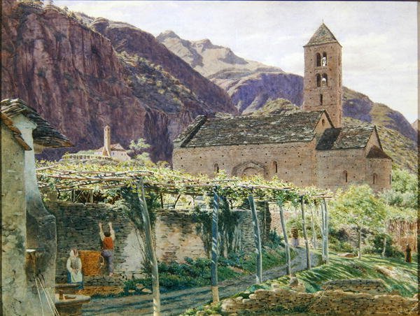 San Nicolo, Giornico af George Price Boyce