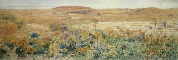 Det Røde Bjerg, fra et affaldsbjerg i udkanten af Cairo af George Price Boyce