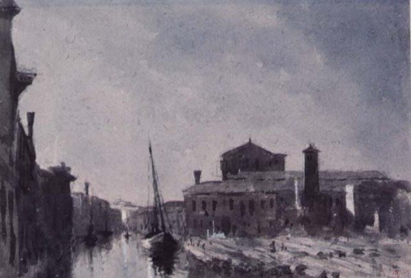 Sacca Della Misericordia, Venedig af George Price Boyce