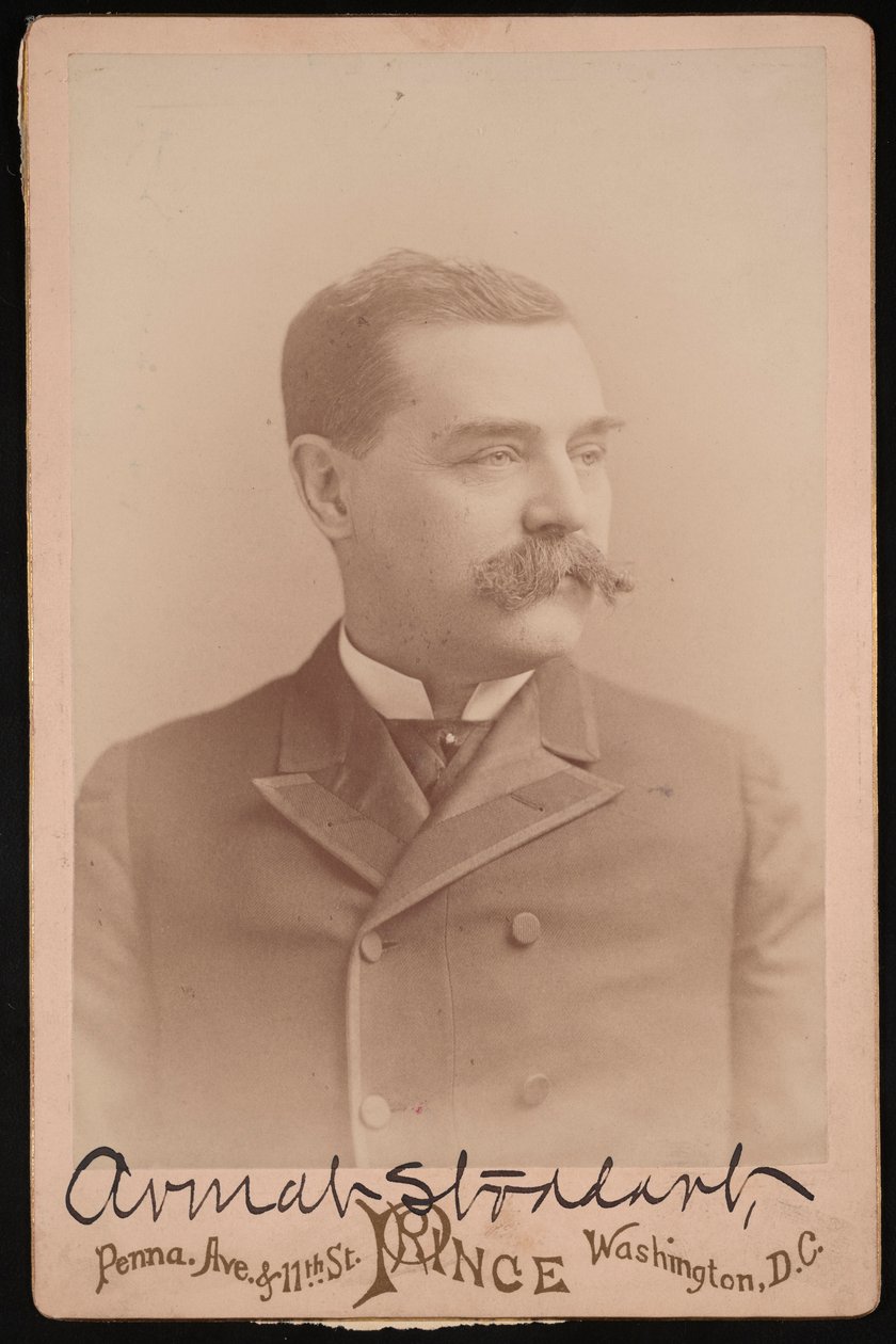 Portræt af Armat Stoddart 1842-1910, før 1892. af George Prince