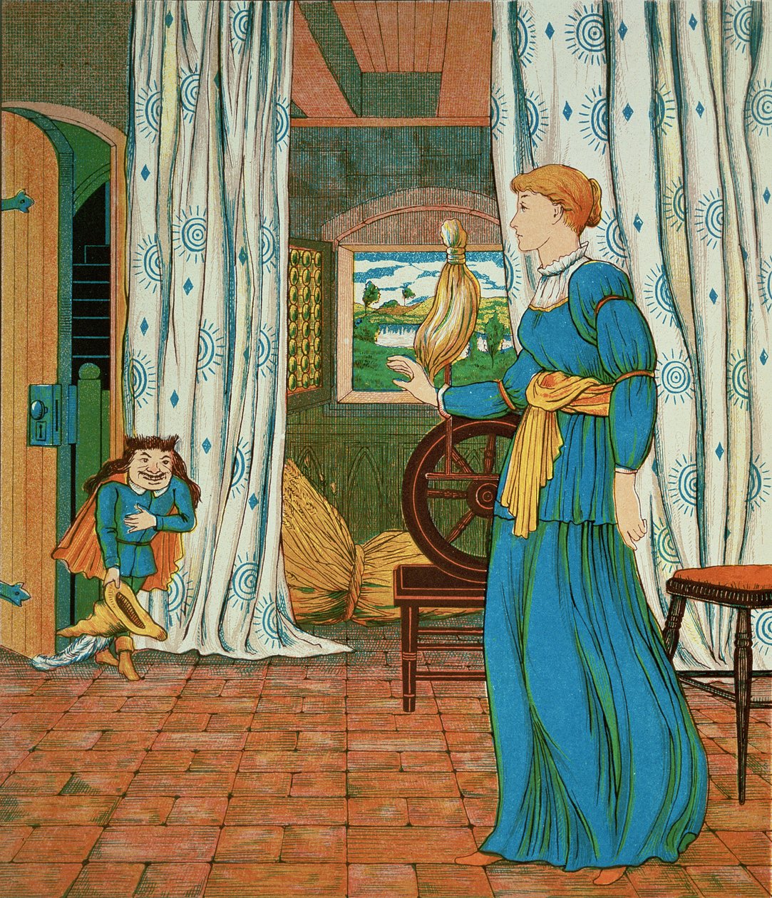Rumpelstiltskind med prinsessen af George R. Halkett