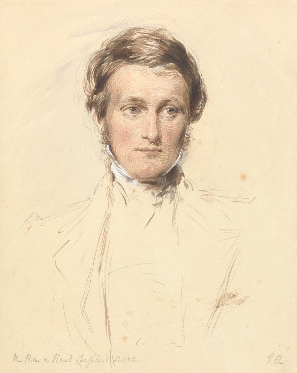 Hon. og pastor Baptist Wriothesley Noel (1798-1873) af George Richmond