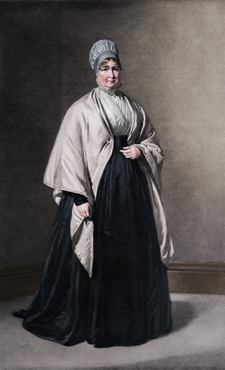 Fru Elizabeth Fry 1780-1845, c1843, 1912 af George Richmond