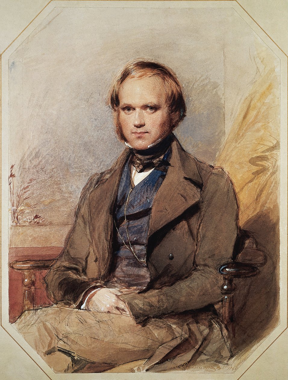 Portræt af Charles Robert Darwin (Shrewsbury af George Richmond