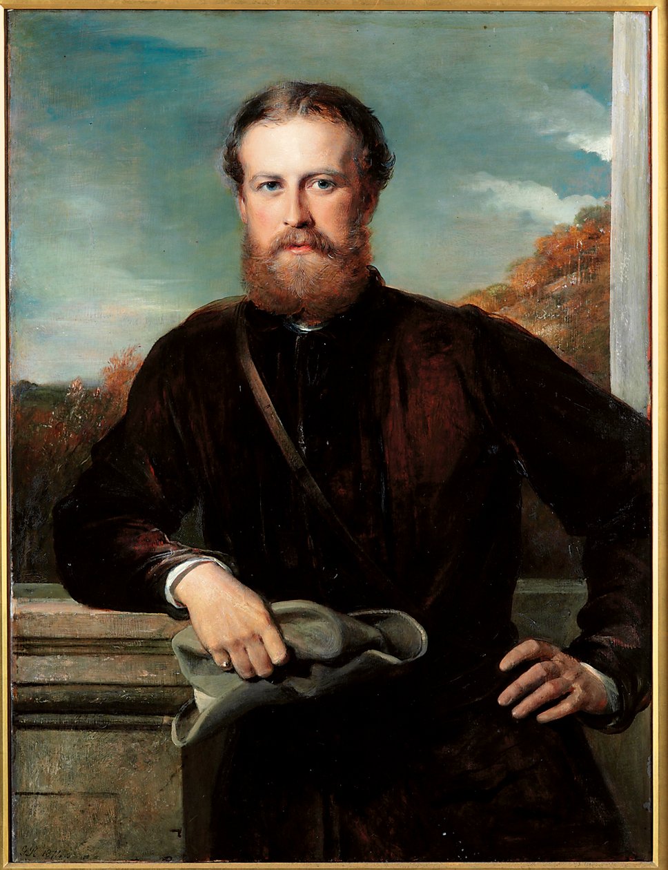 Portræt af John Scott, 3. jarl af Eldon af George Richmond