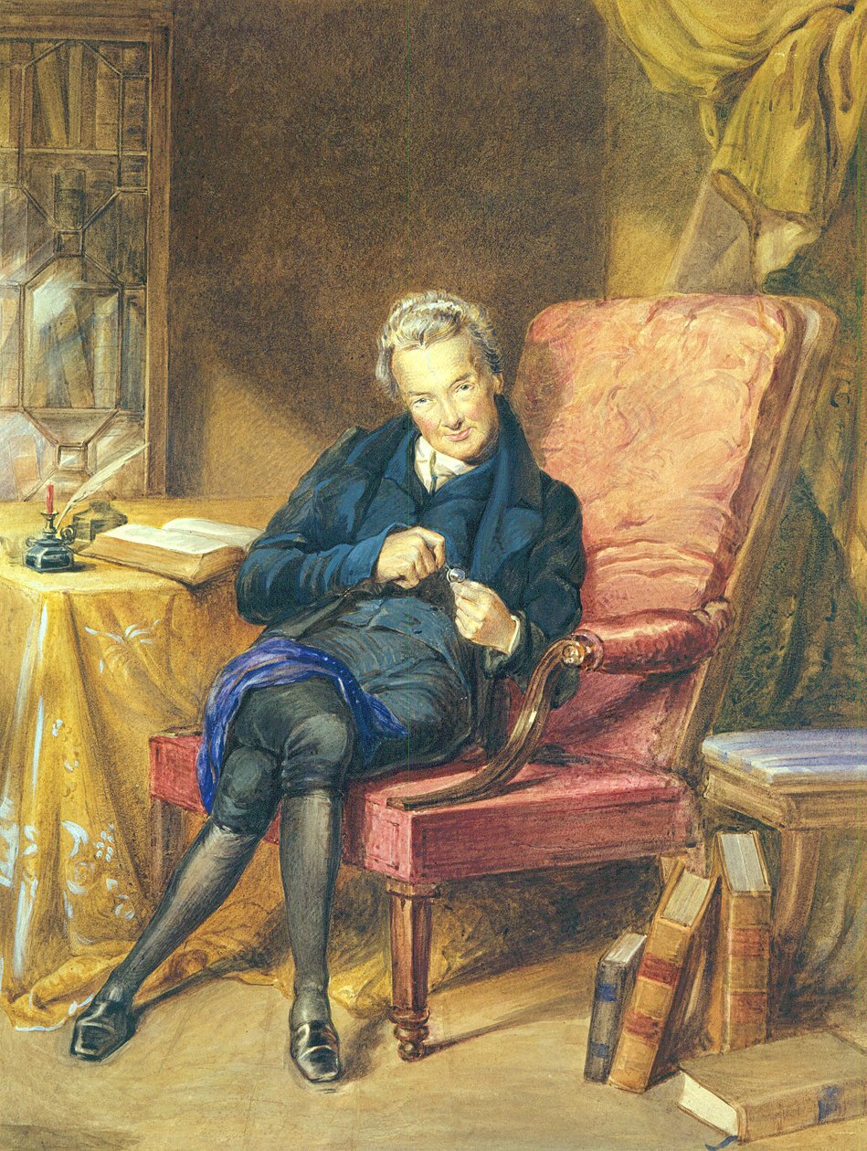 Portræt af William Wilberforce (1759-1833) 1833 (akvarel på papir) af George Richmond