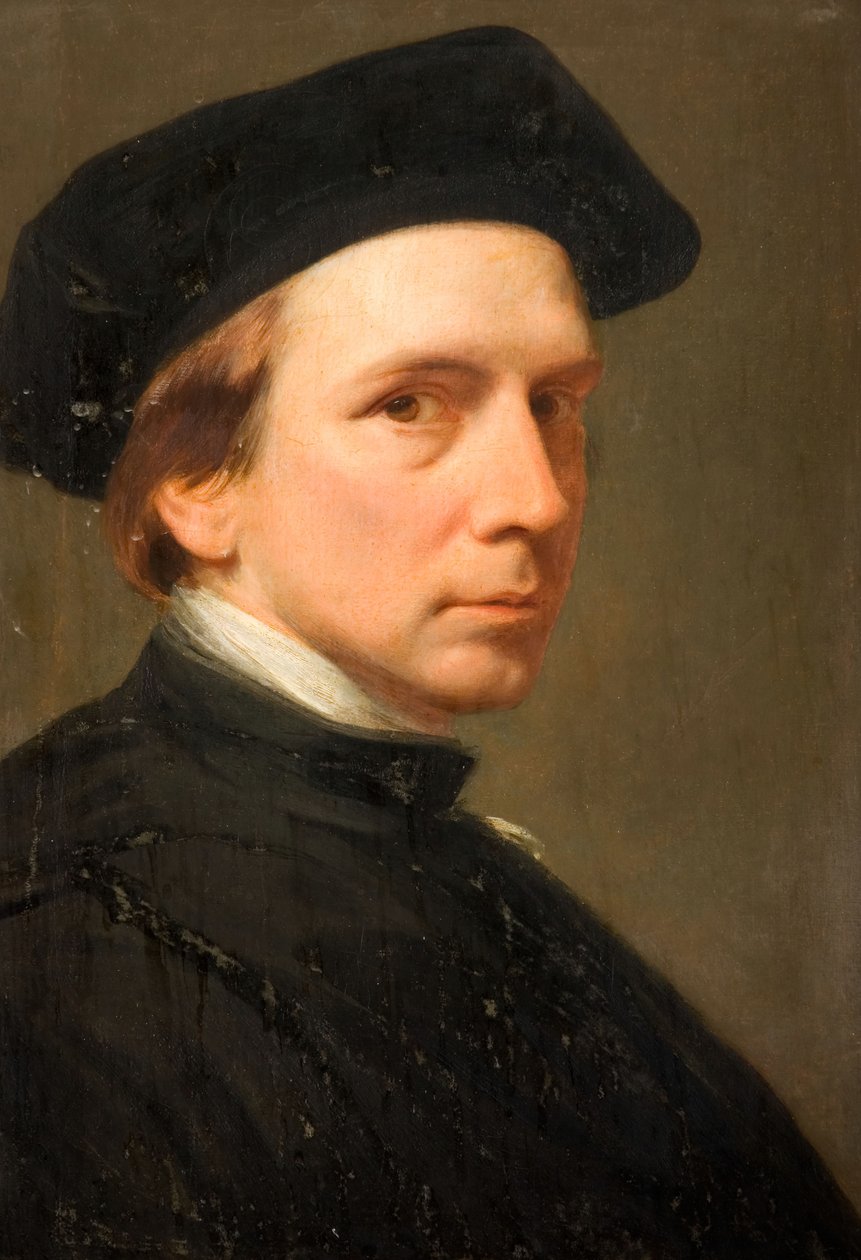 Portræt af kunstnerens selvportræt, 1853-55. af George Richmond