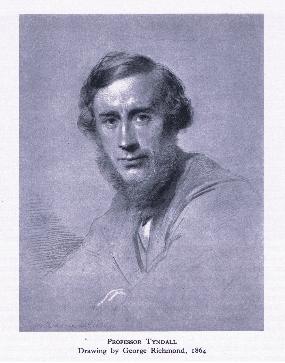 Professor Tyndall, fra British Adventure udgivet af Collins, 1947 af George Richmond