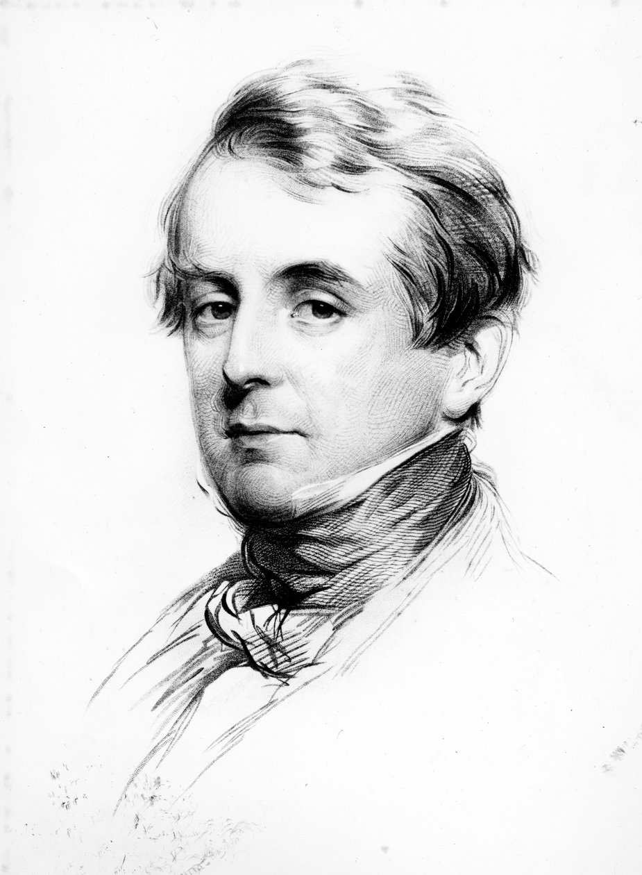 Sir William Heathcote, graveret af Joseph Brown, 1847 af George Richmond