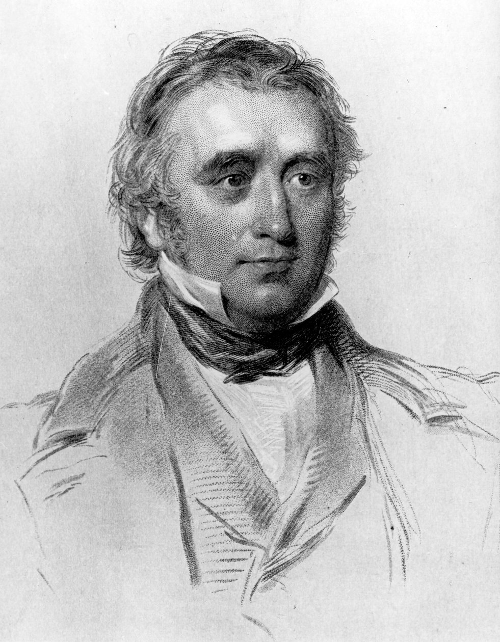 Thomas Babington Macaulay, i en alder af 49. graveret af William Holl, ca. 1850