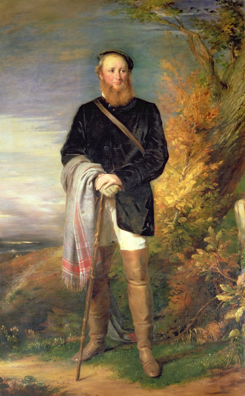 Thomas William Coke af Holkham (1822-1909) 2. jarl af Leicester af George Richmond