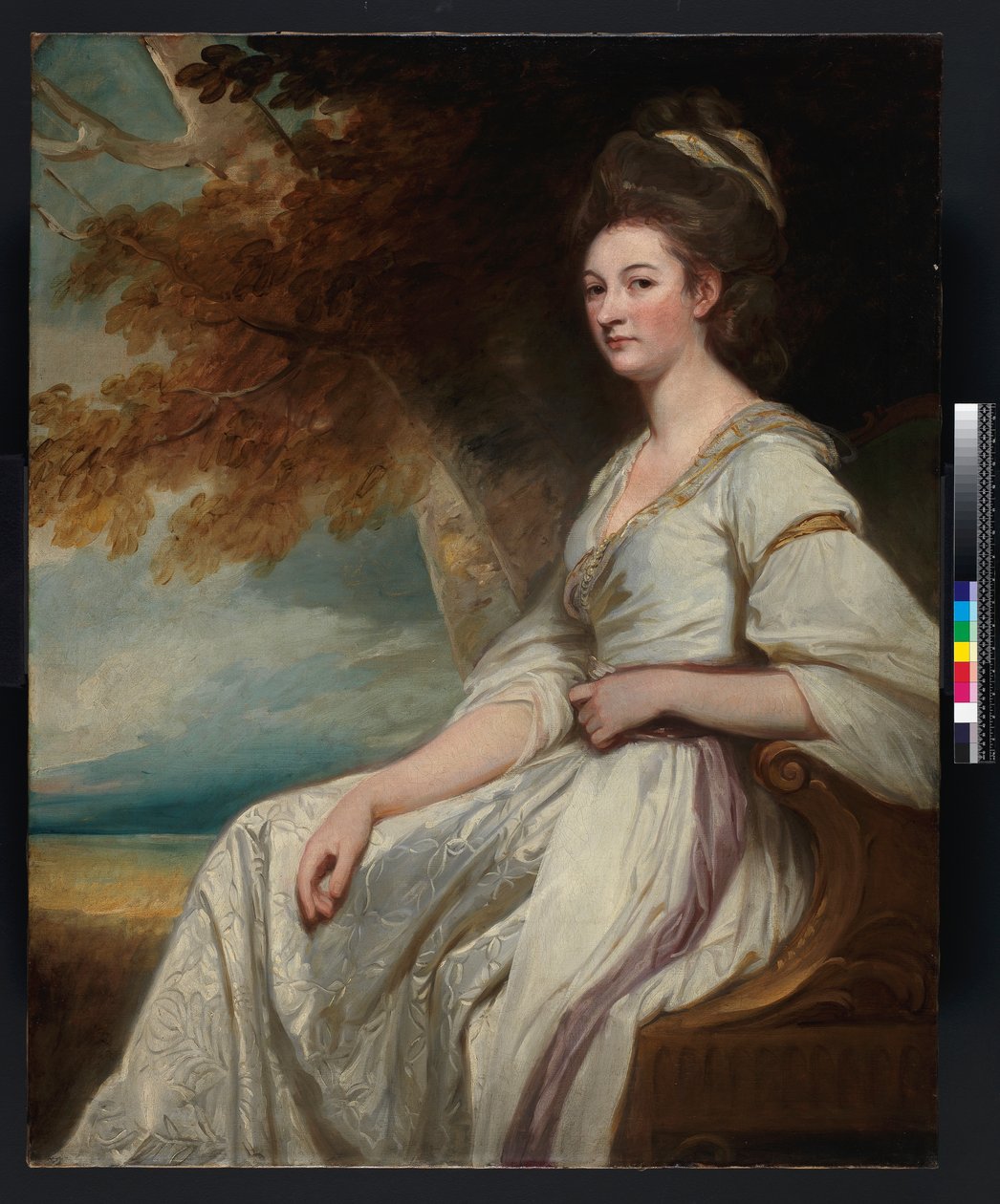Et portræt af fru Beal Bonnell, 1779-1780 af George Romney