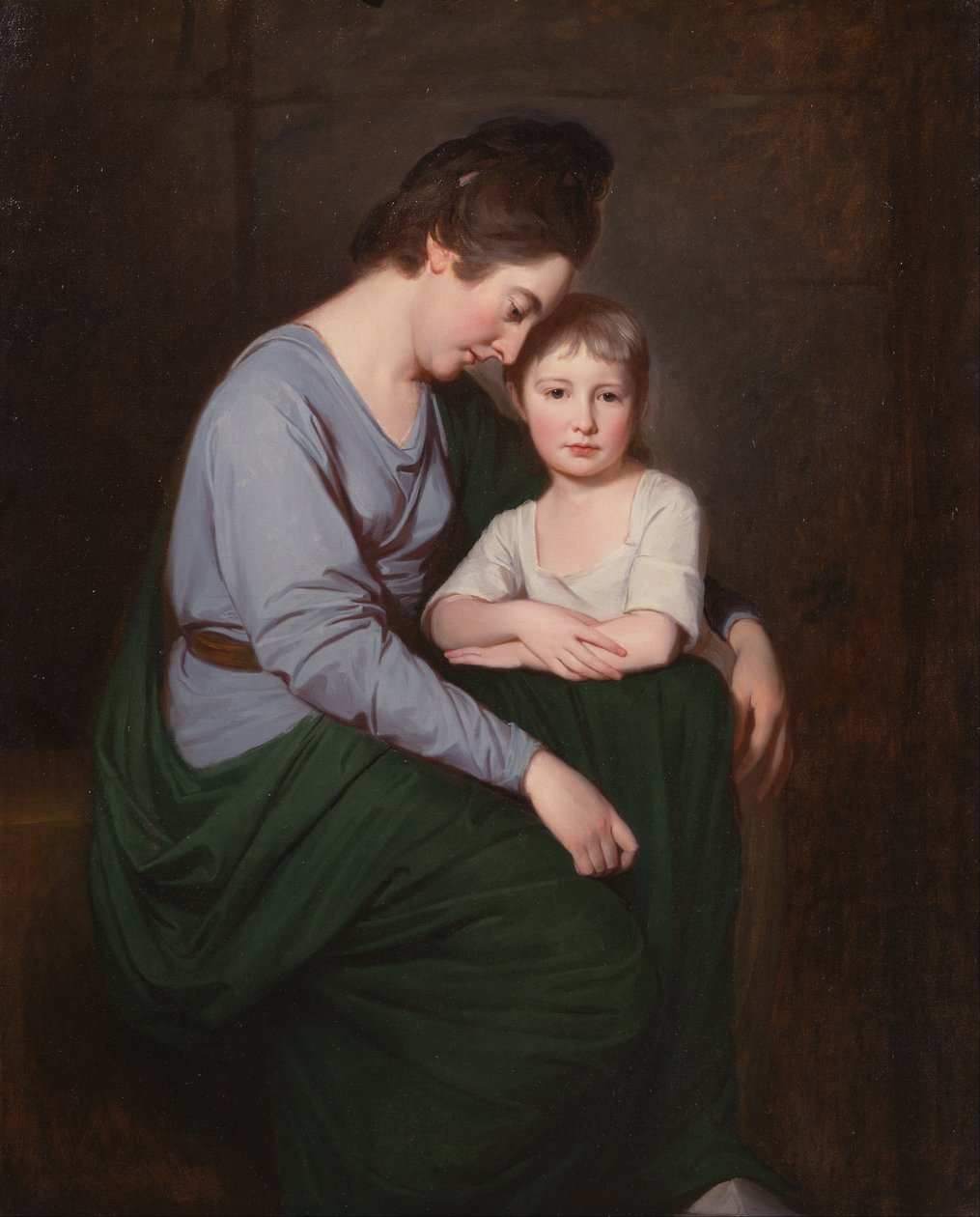 Ann Wilson med sin datter Sybil af George Romney