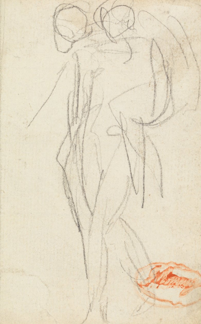 Komposition af to figurer af George Romney