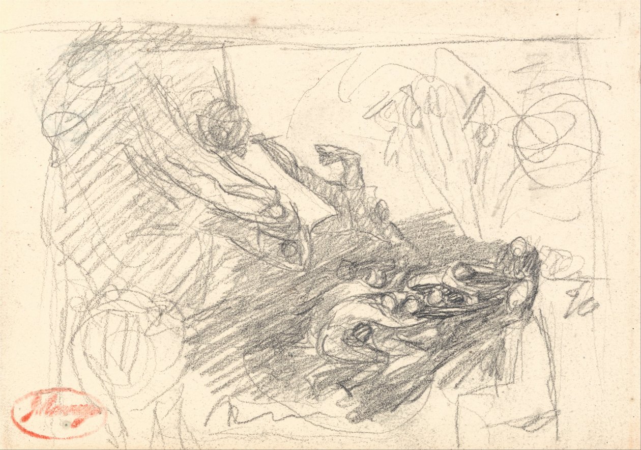 Djævle for Kristi fristelse af George Romney