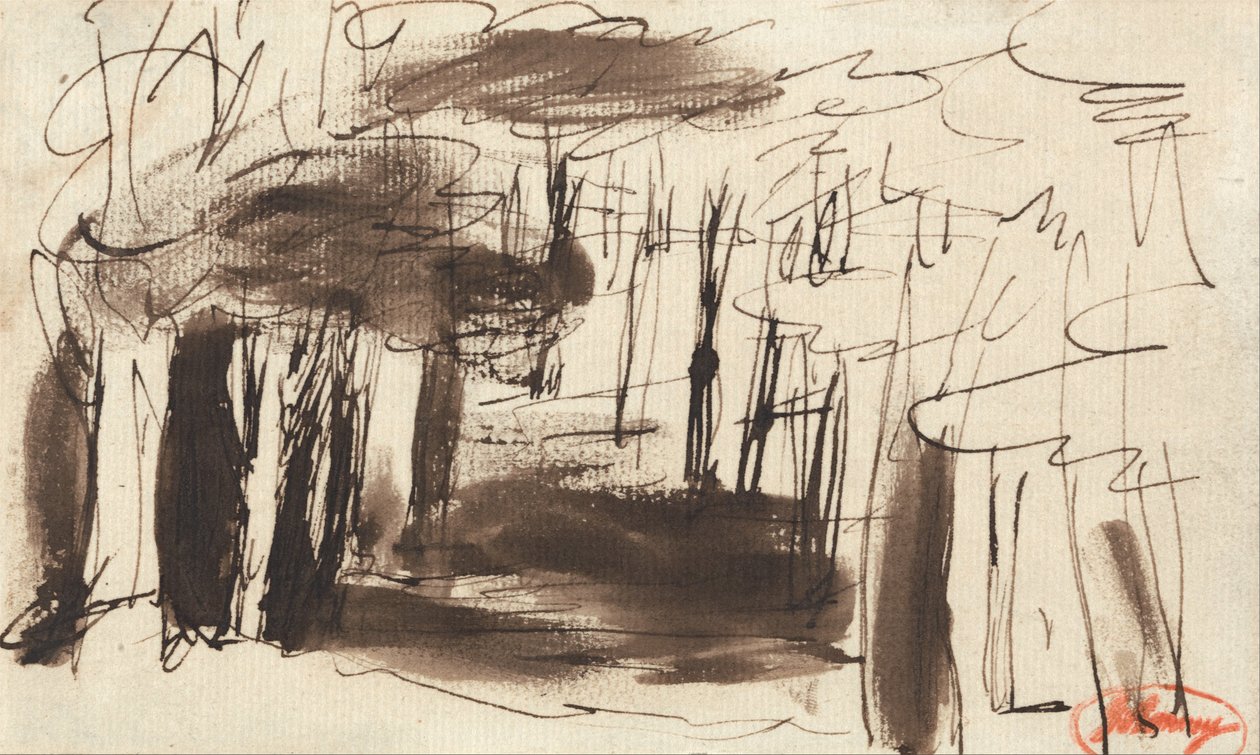 Eartham Wood af George Romney