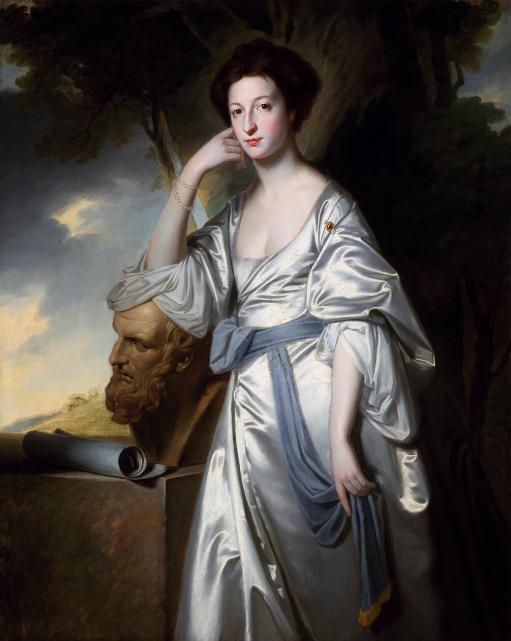 Elizabeth, Lady Blunt, ca. 1764 af George Romney