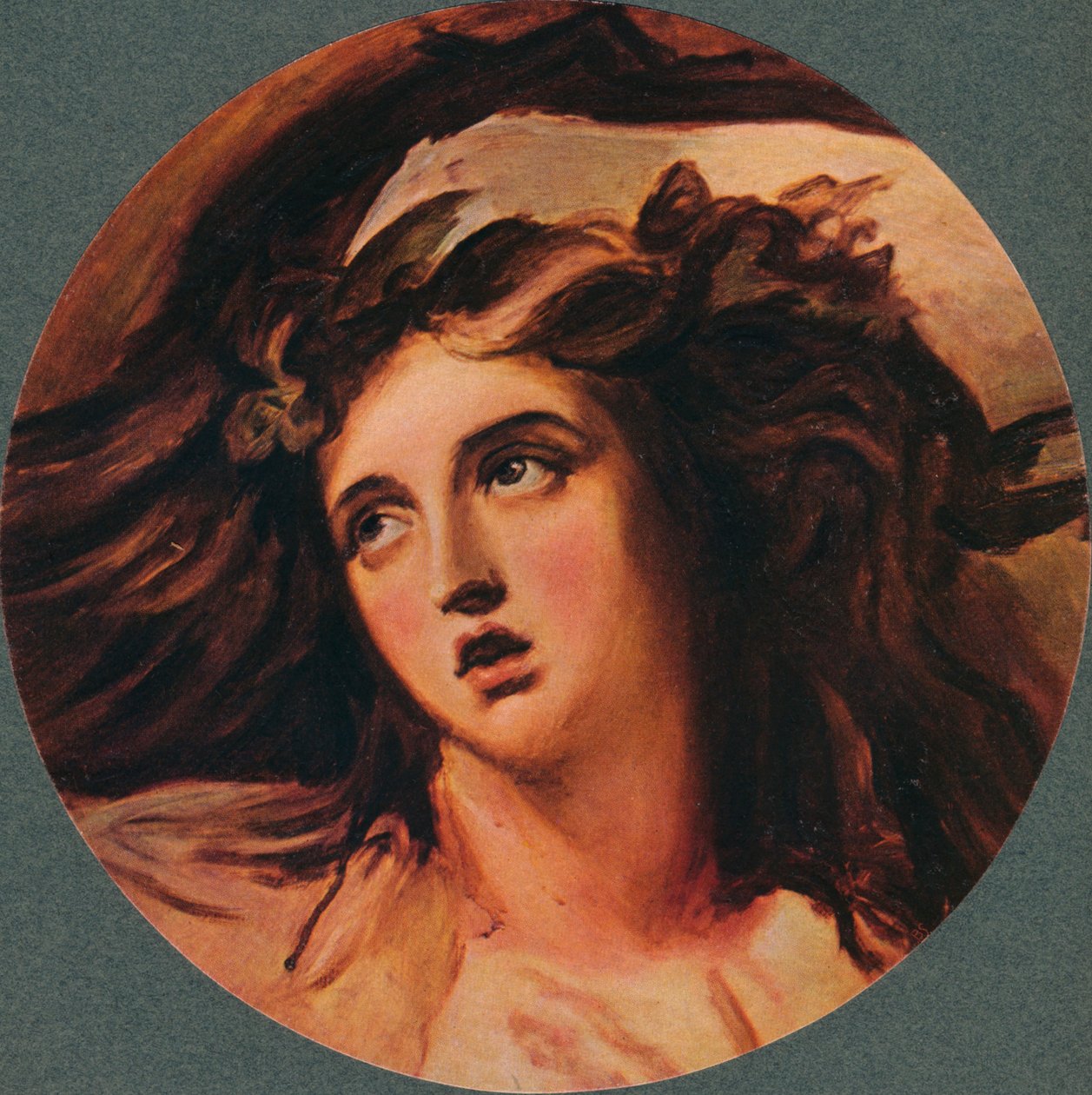 Emma Hart Lady Hamilton, 1700-tallet, 1902 af George Romney