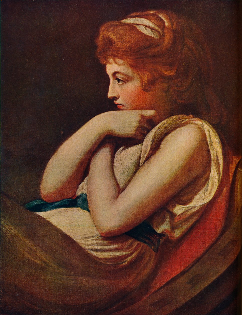 Emma, Lady Hamilton, c1785, 1909 af George Romney