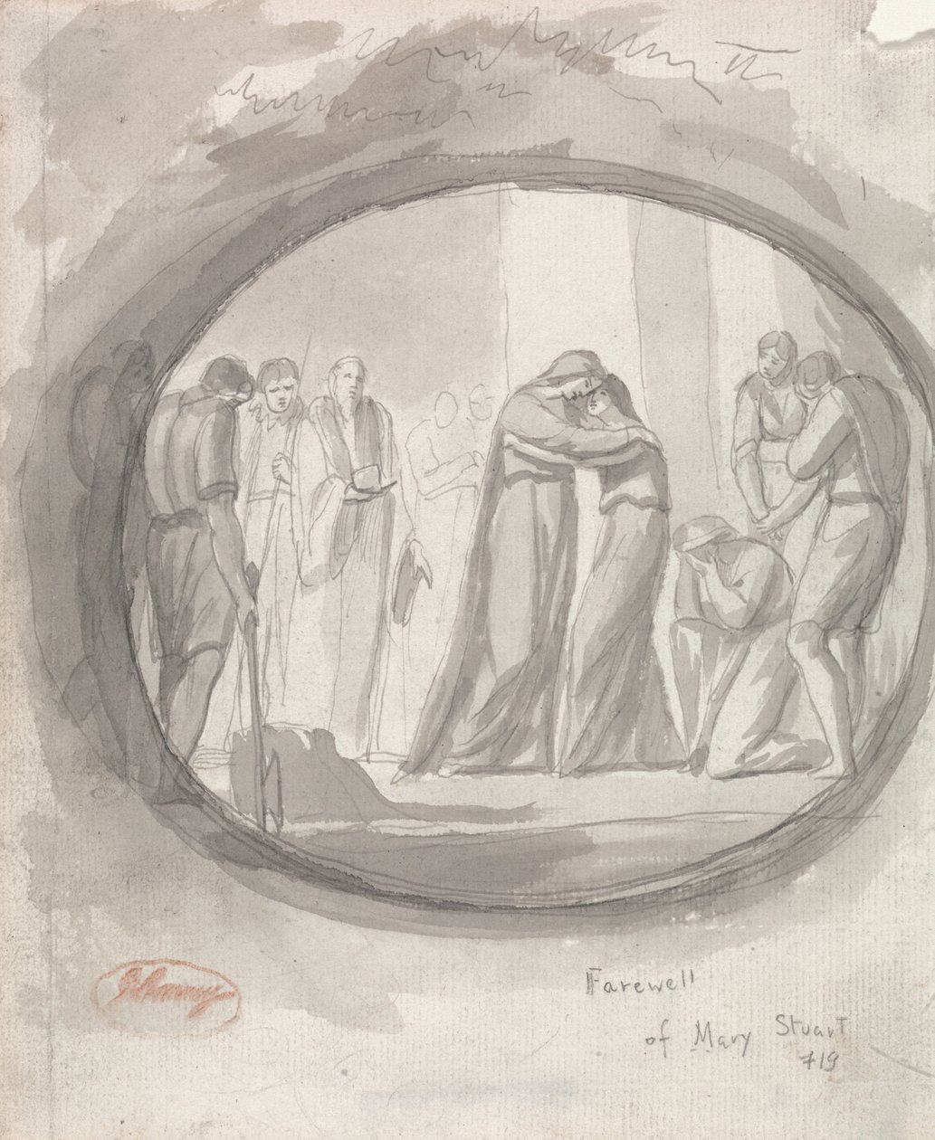 Afsked med Maria Stuart af George Romney