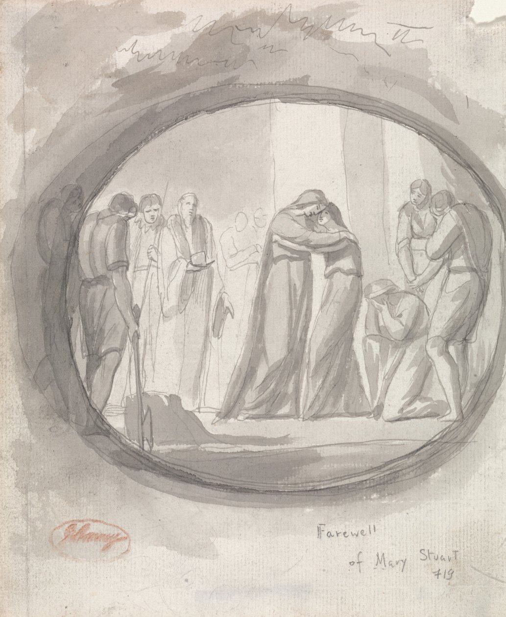 Mary Stuarts afsked af George Romney