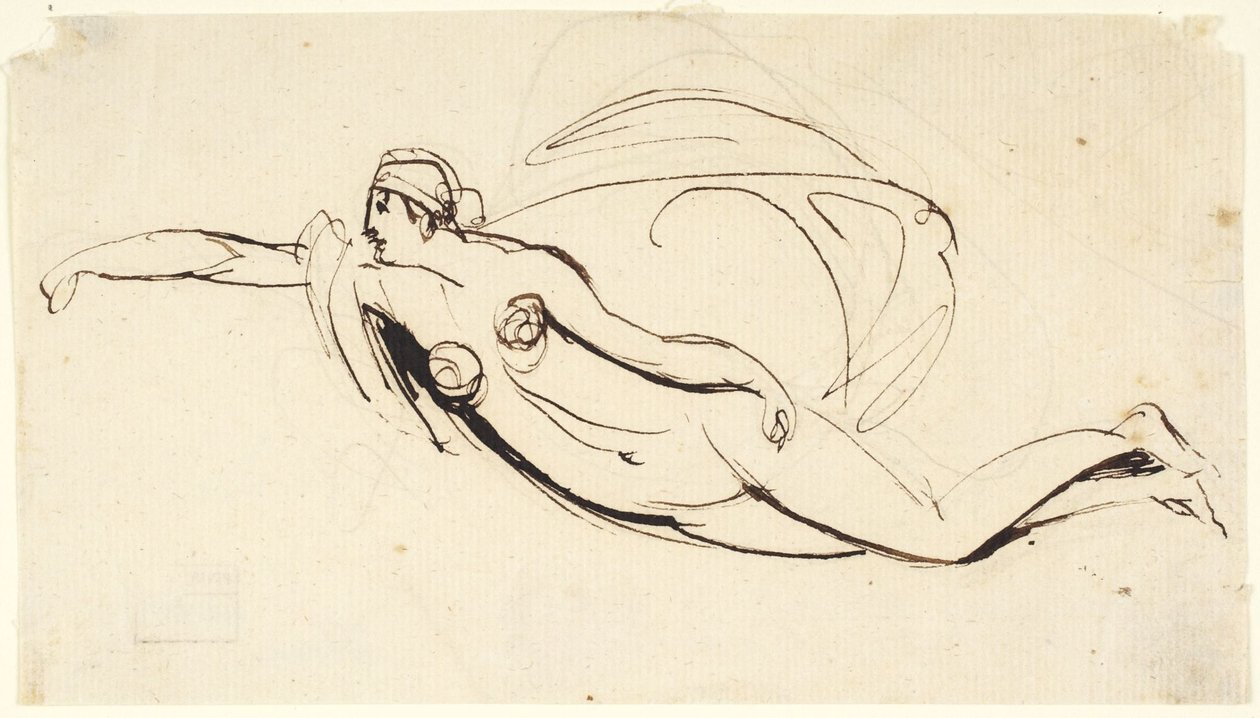 Kvindelig nøgenmodel af George Romney
