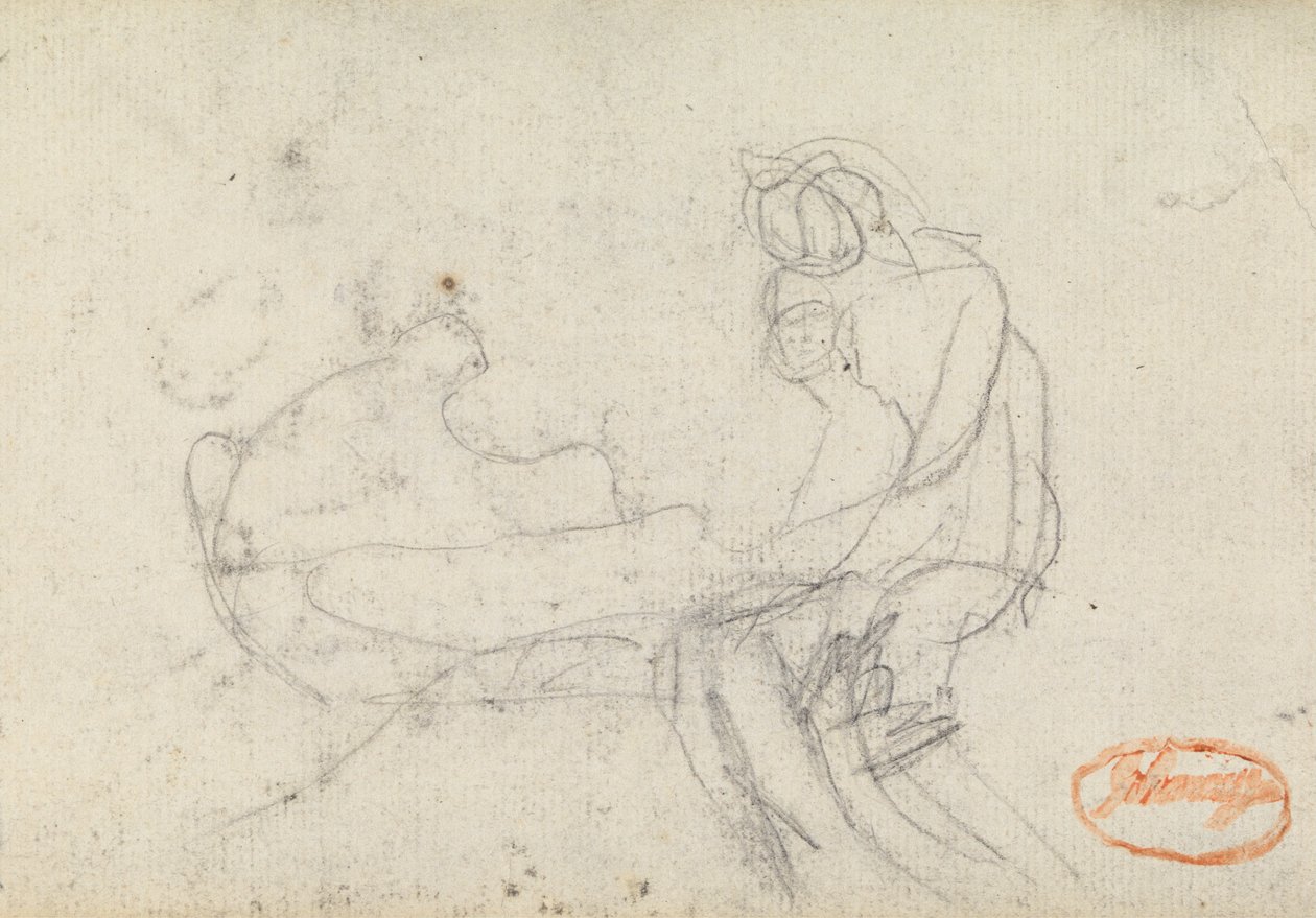 Figur Sammensætningsundersøgelse 13 af George Romney