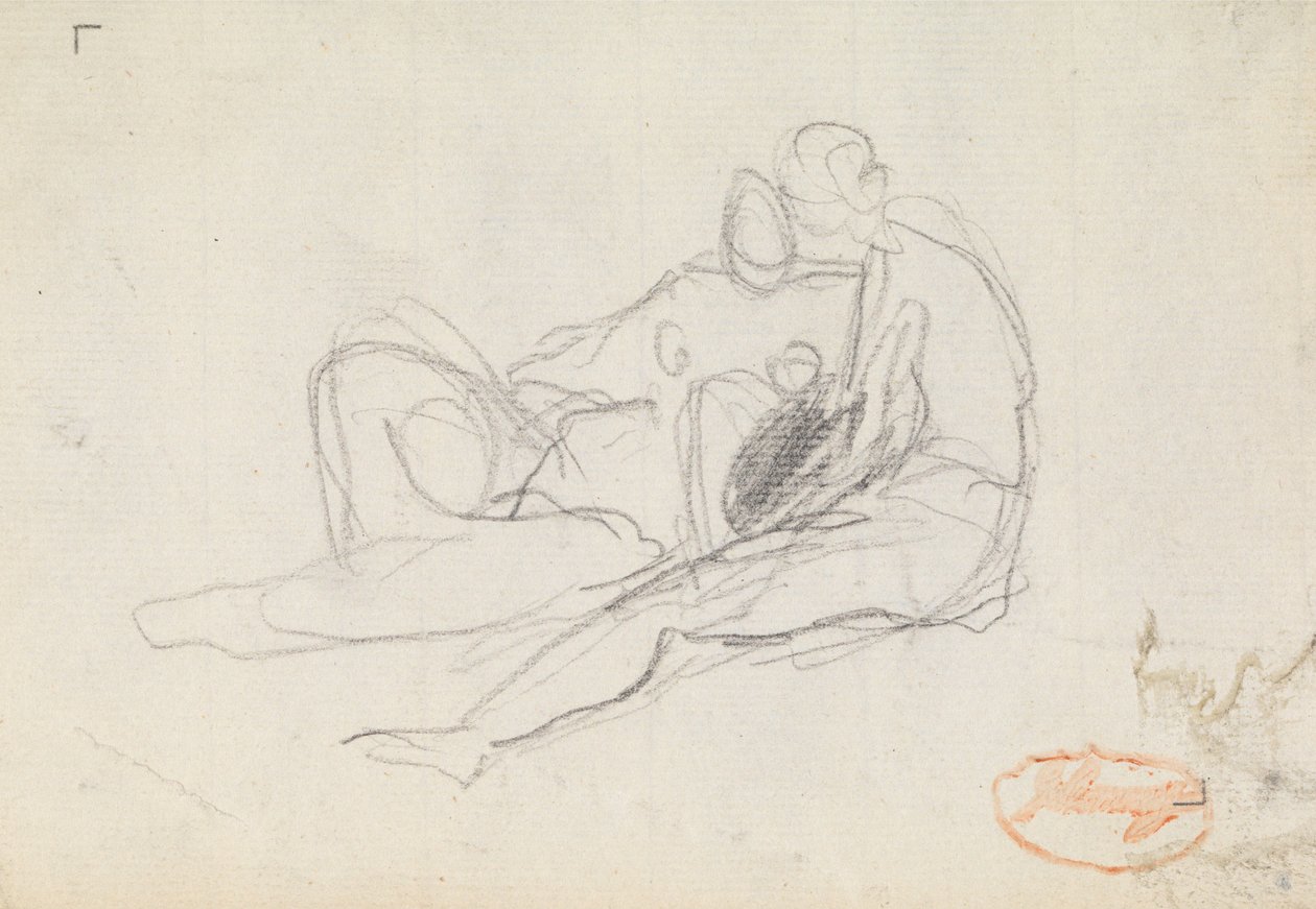 Studie i figurkomposition 17 af George Romney