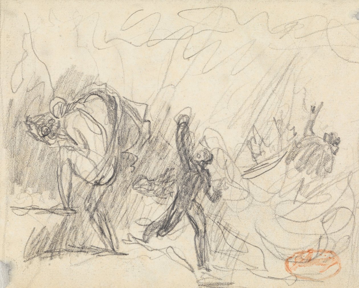 Figur Undersøgelse af sammensætning 20 af George Romney