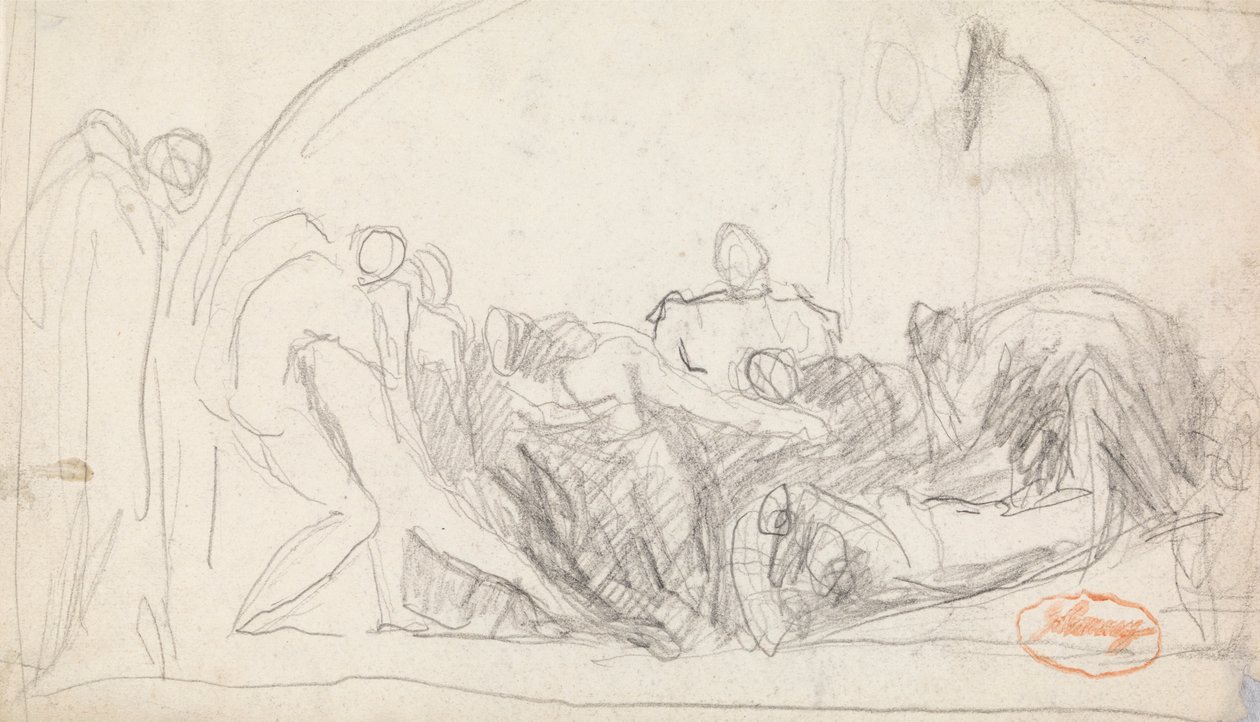 Figursammensætningsundersøgelse 22 af George Romney
