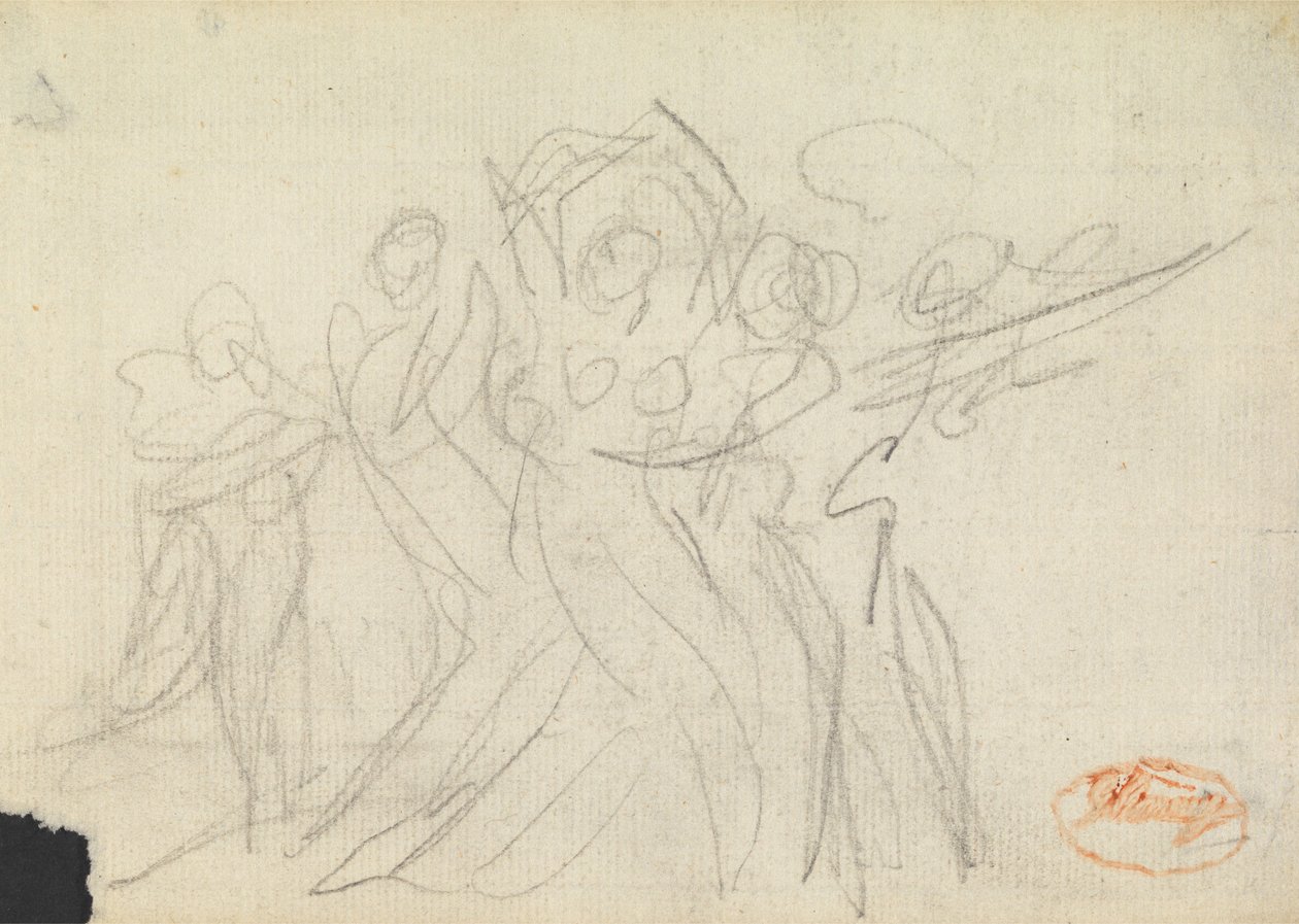 Studie i figurkomposition 27 af George Romney