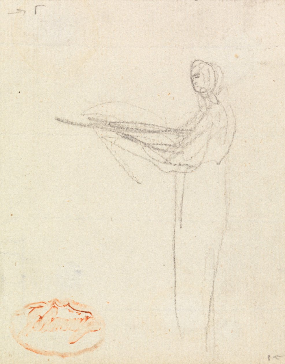 Figurstudie Tolv af George Romney