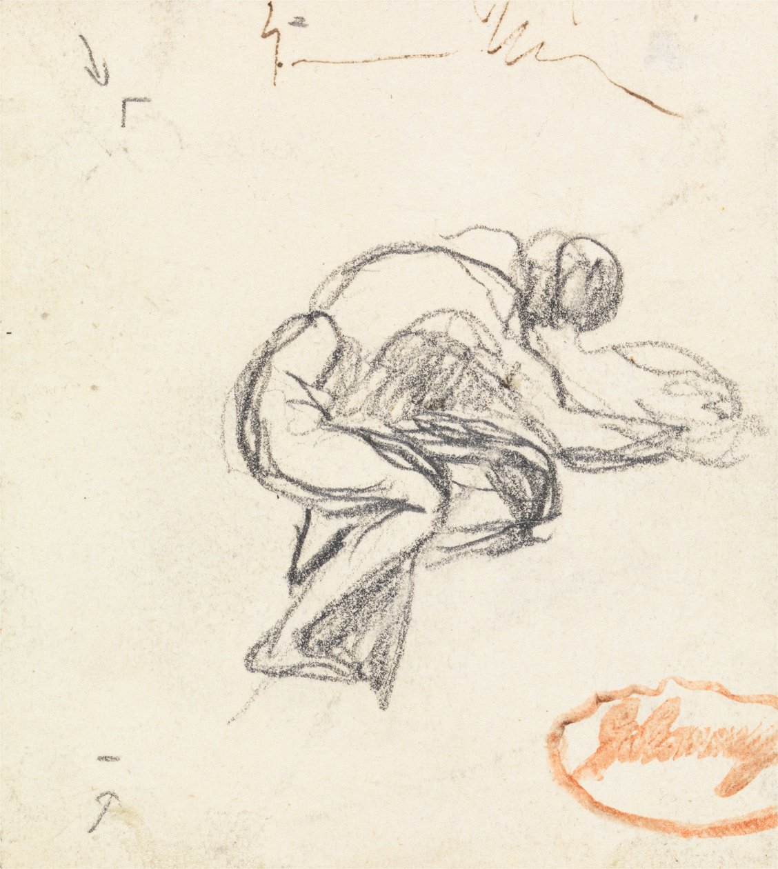 Figurstudie 3 af George Romney