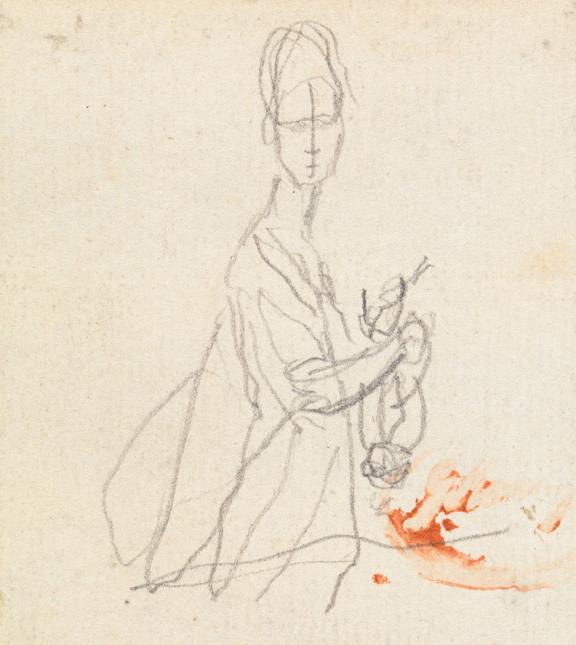 Figurstudie 5 af George Romney