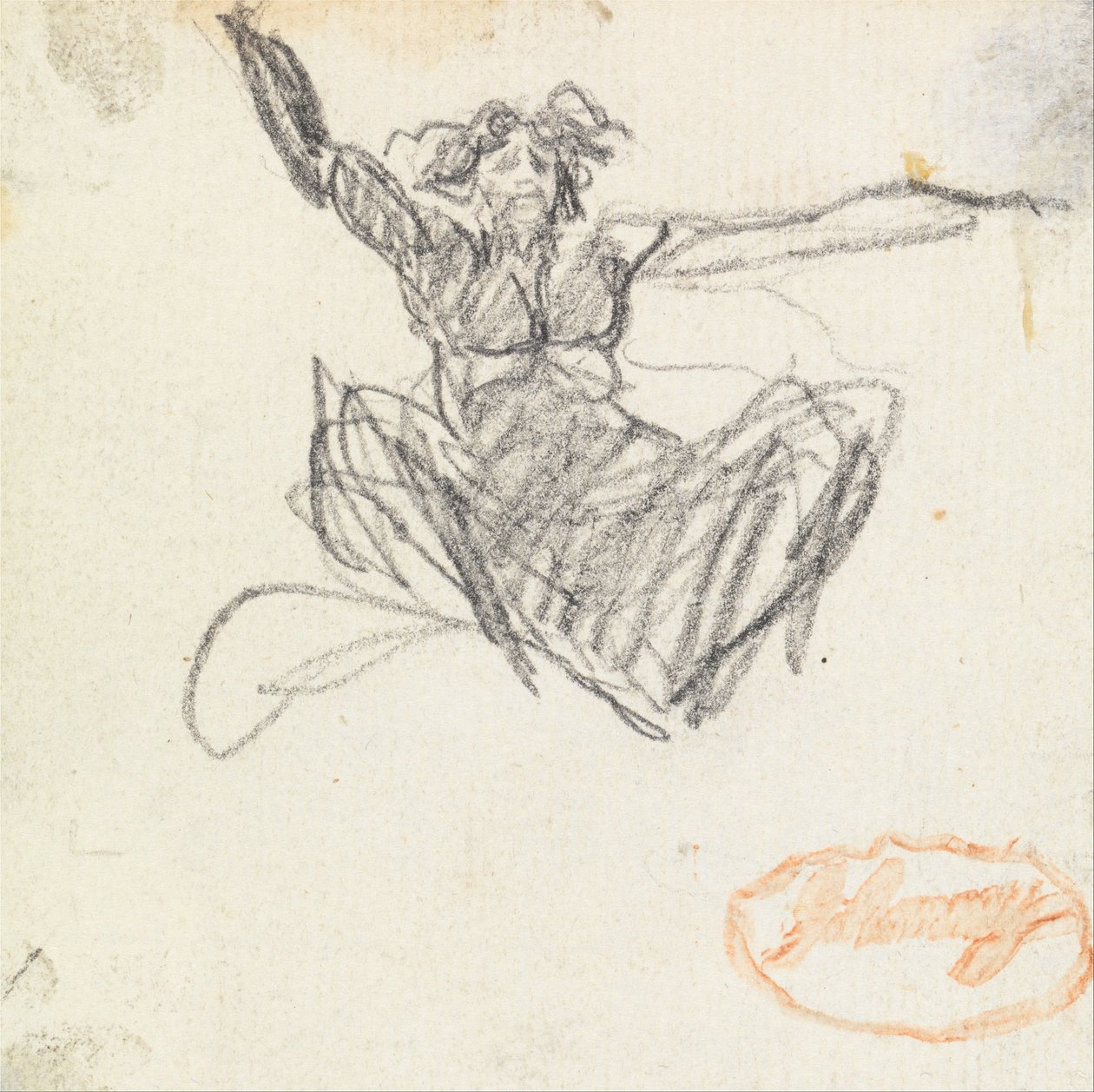 Figur Studie 7 af George Romney