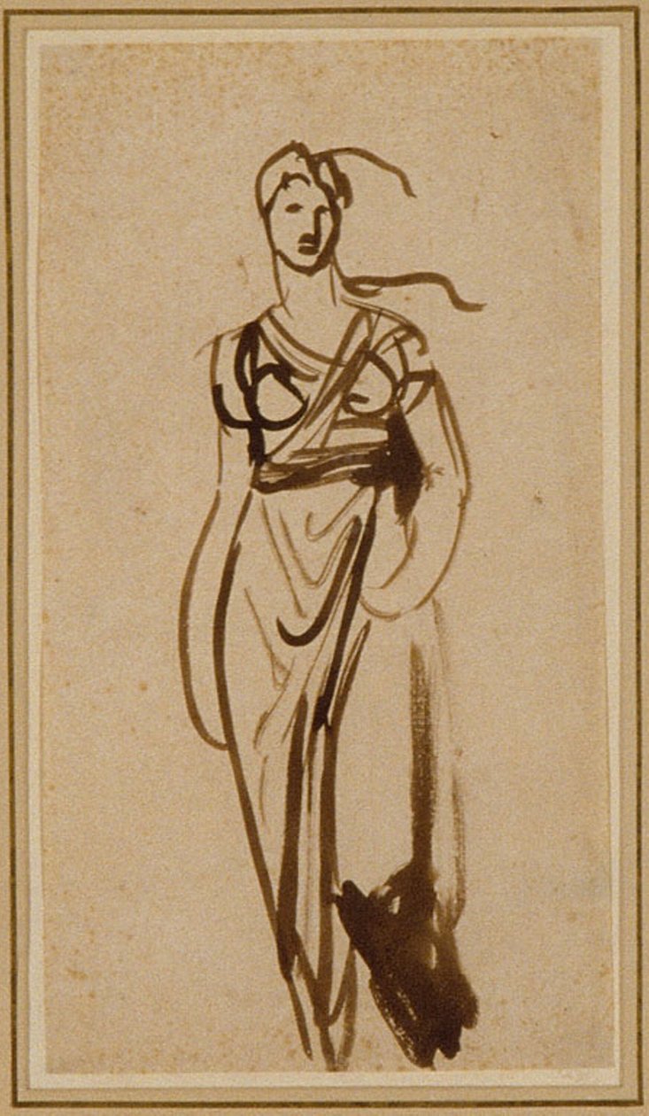 Figur af en kvinde af George Romney