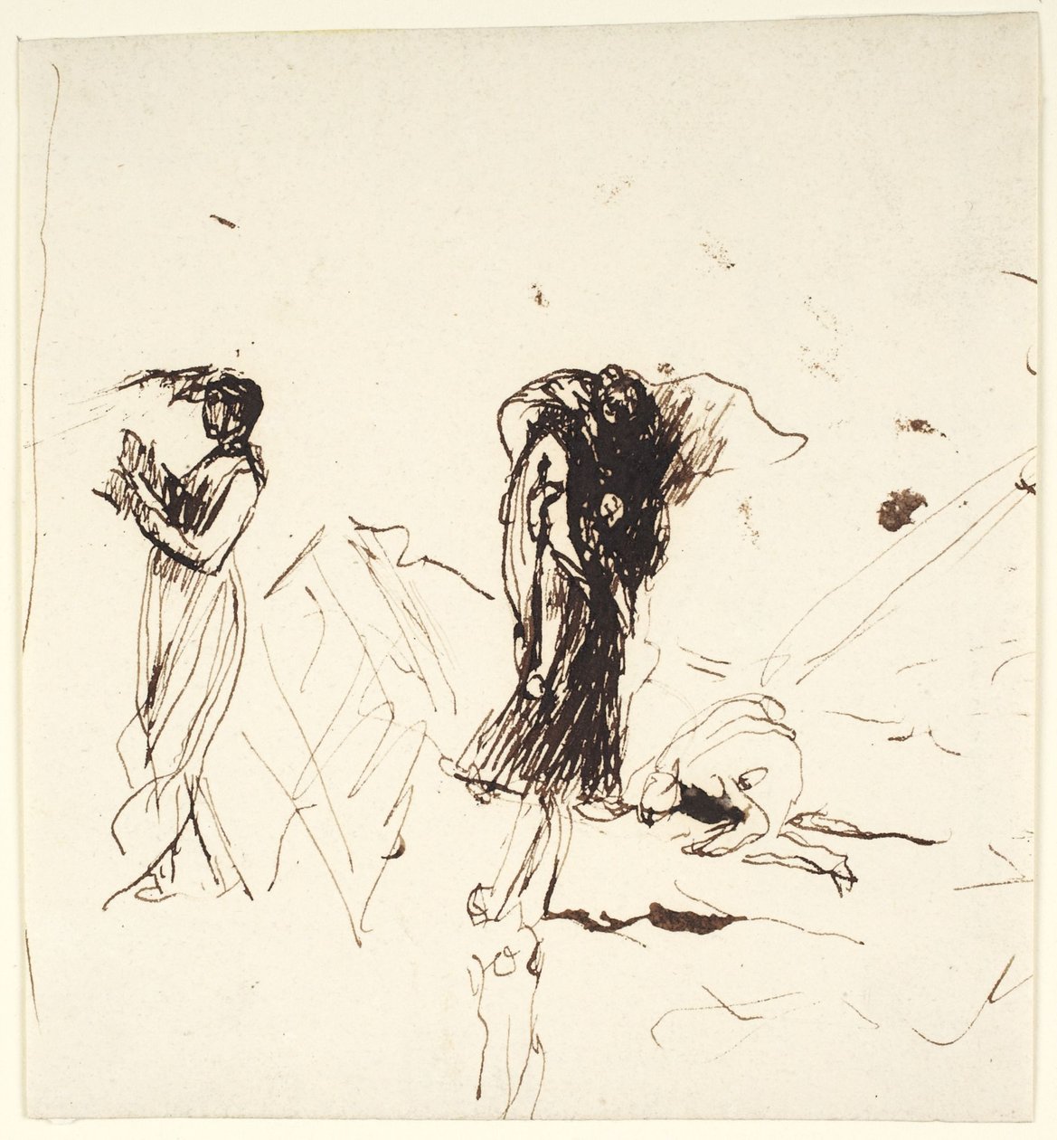 Figurstudier af George Romney