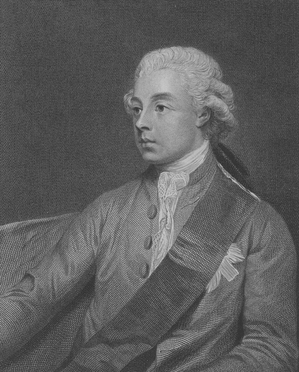 Frederick Howard, 5. jarl af Carlisle, graveret af John Keyse Sherwin, 1782 af George Romney