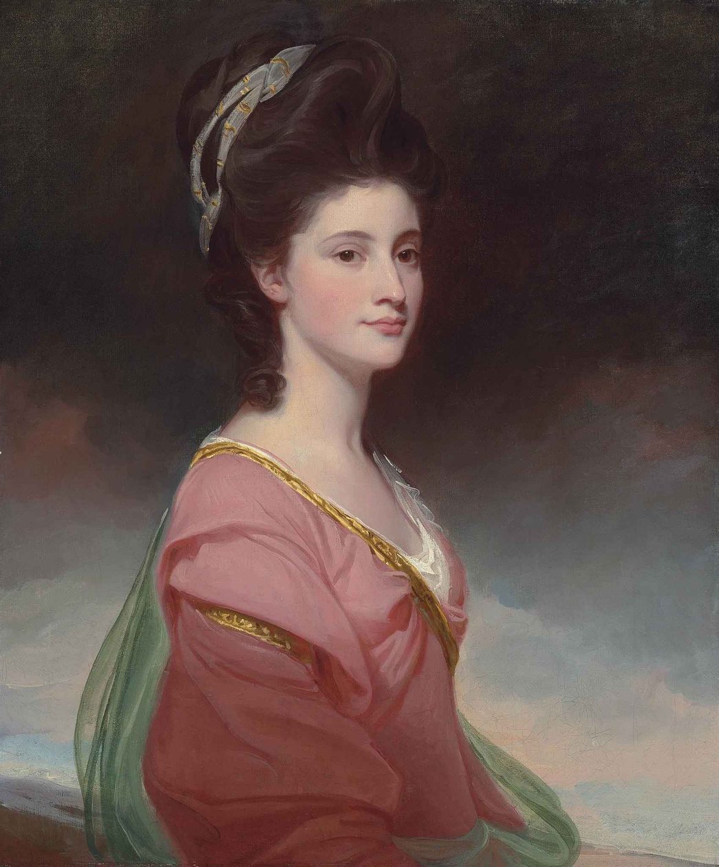 George Romney - Elizabeth Ramus af George Romney
