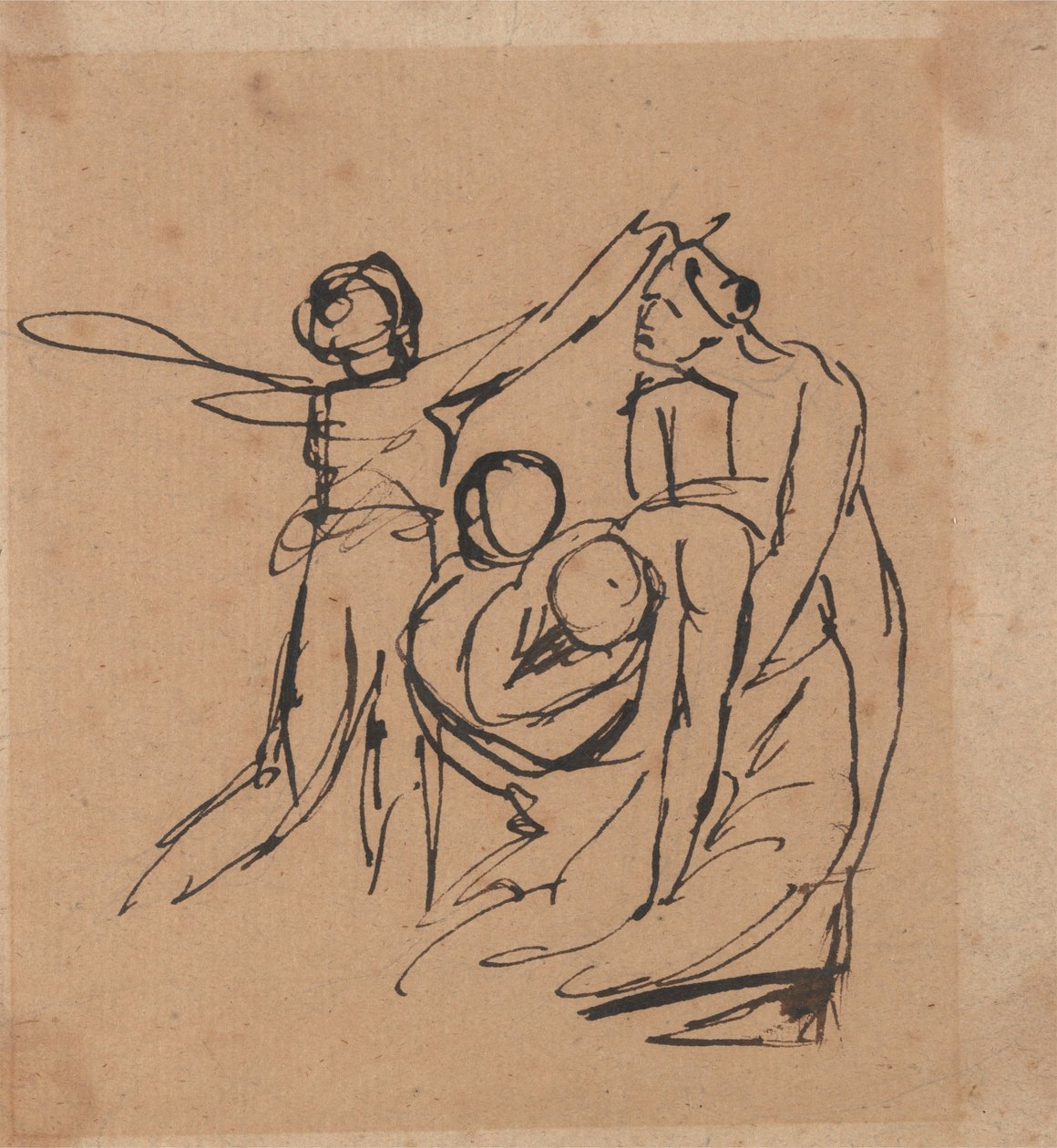 Sorggruppe af George Romney