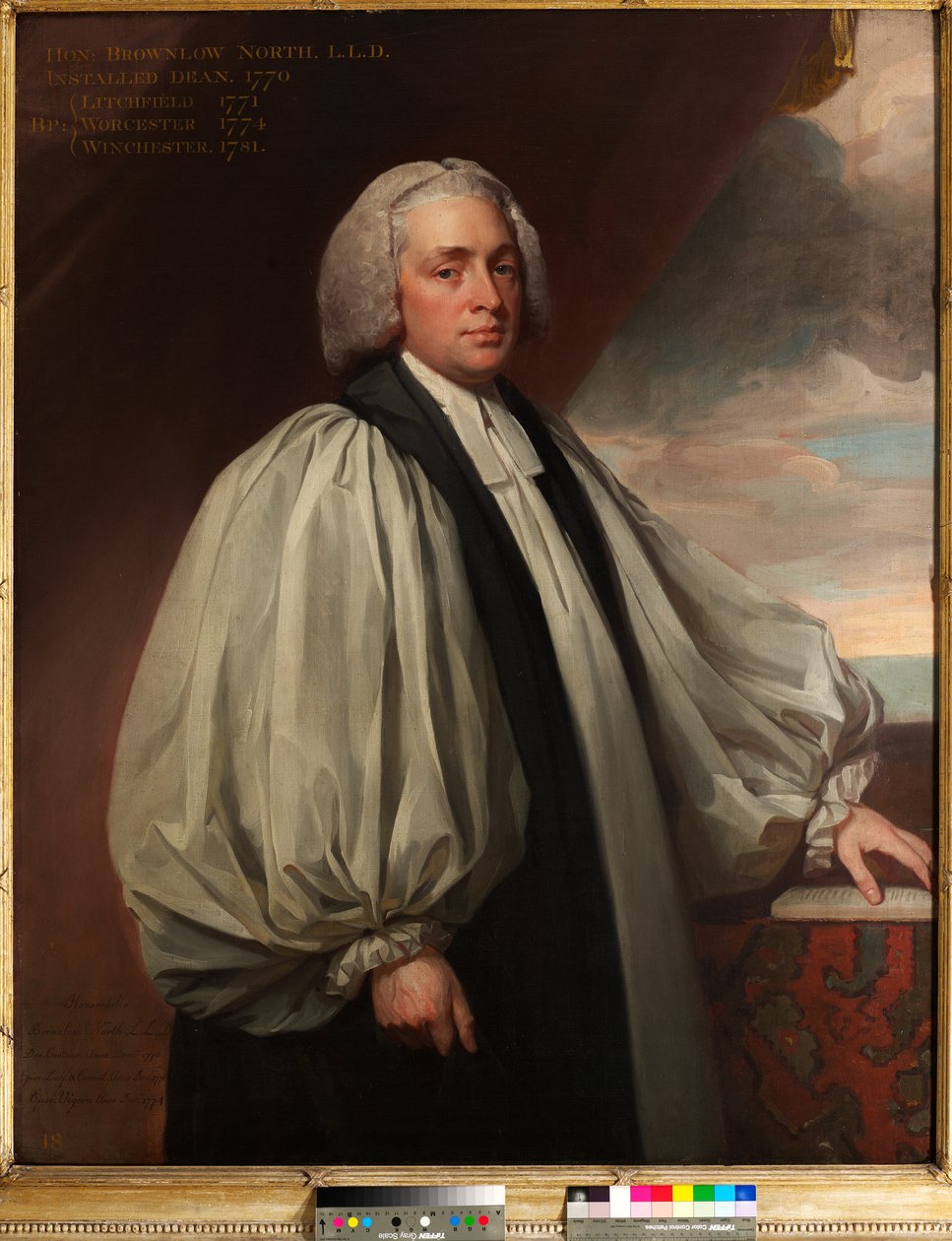 John Brownlow North (dekan af Canterbury 1770-1771) af George Romney