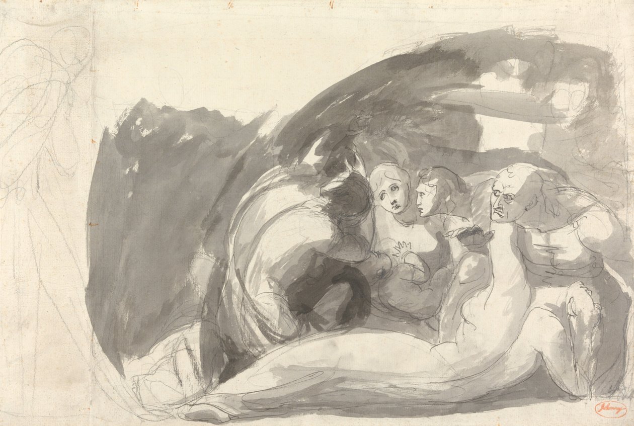 Howard på besøg i et fængsel af George Romney