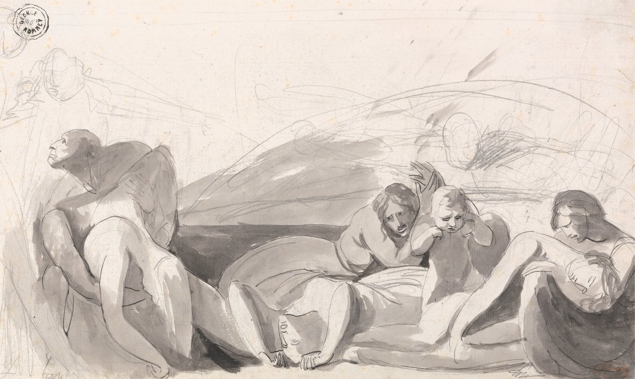 Howard på besøg i et fængsel af George Romney