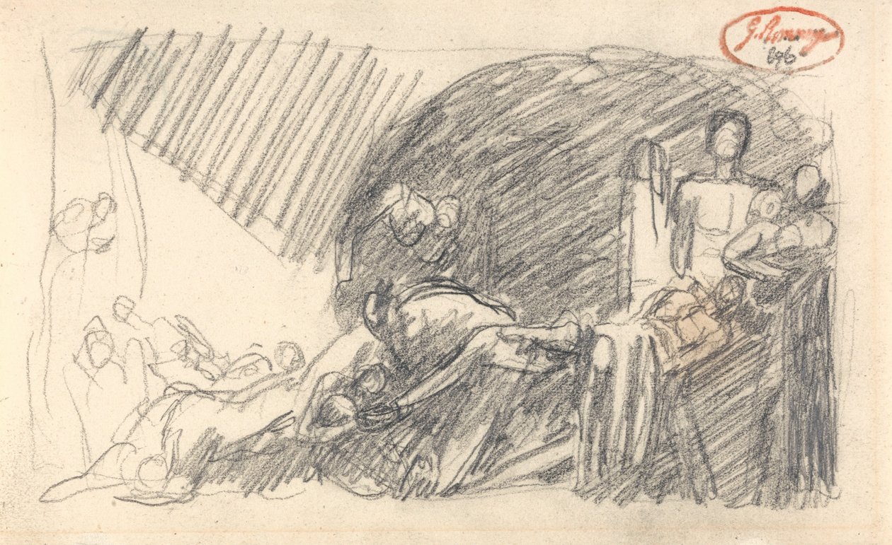 Howard på besøg i et fængsel af George Romney