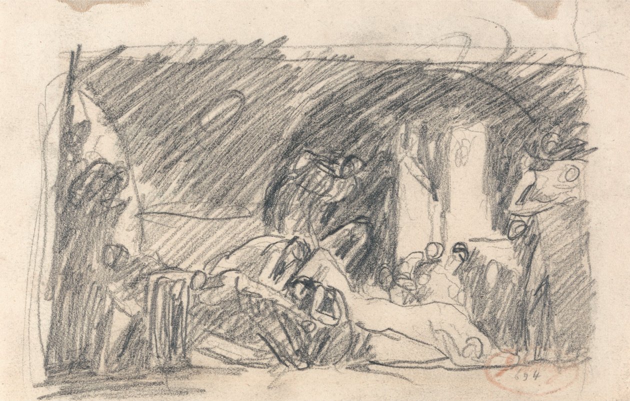 Howard på besøg i et fængsel af George Romney