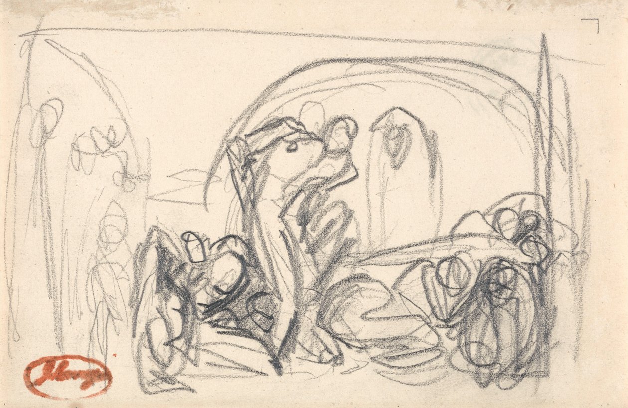 Howard på besøg i et fængsel af George Romney