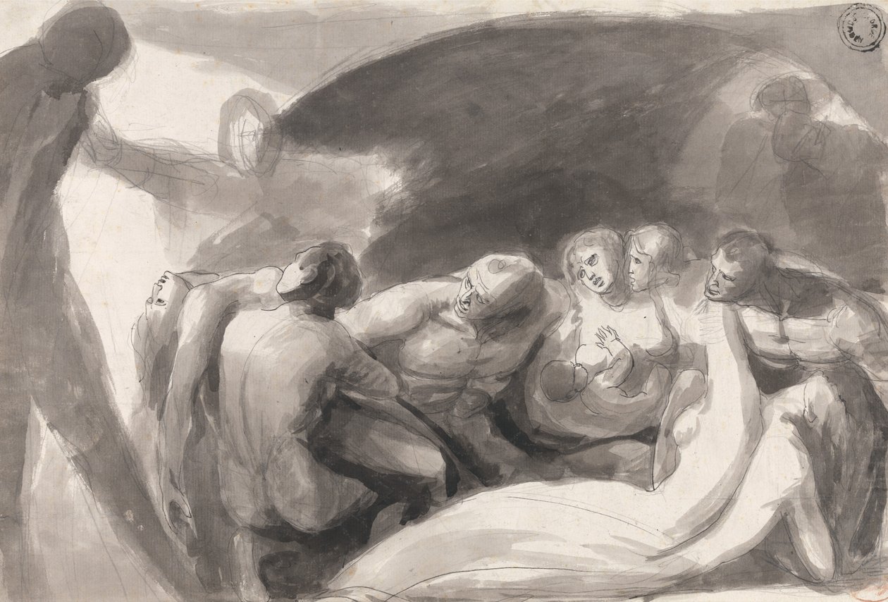 Howard på besøg i et fængsel af George Romney