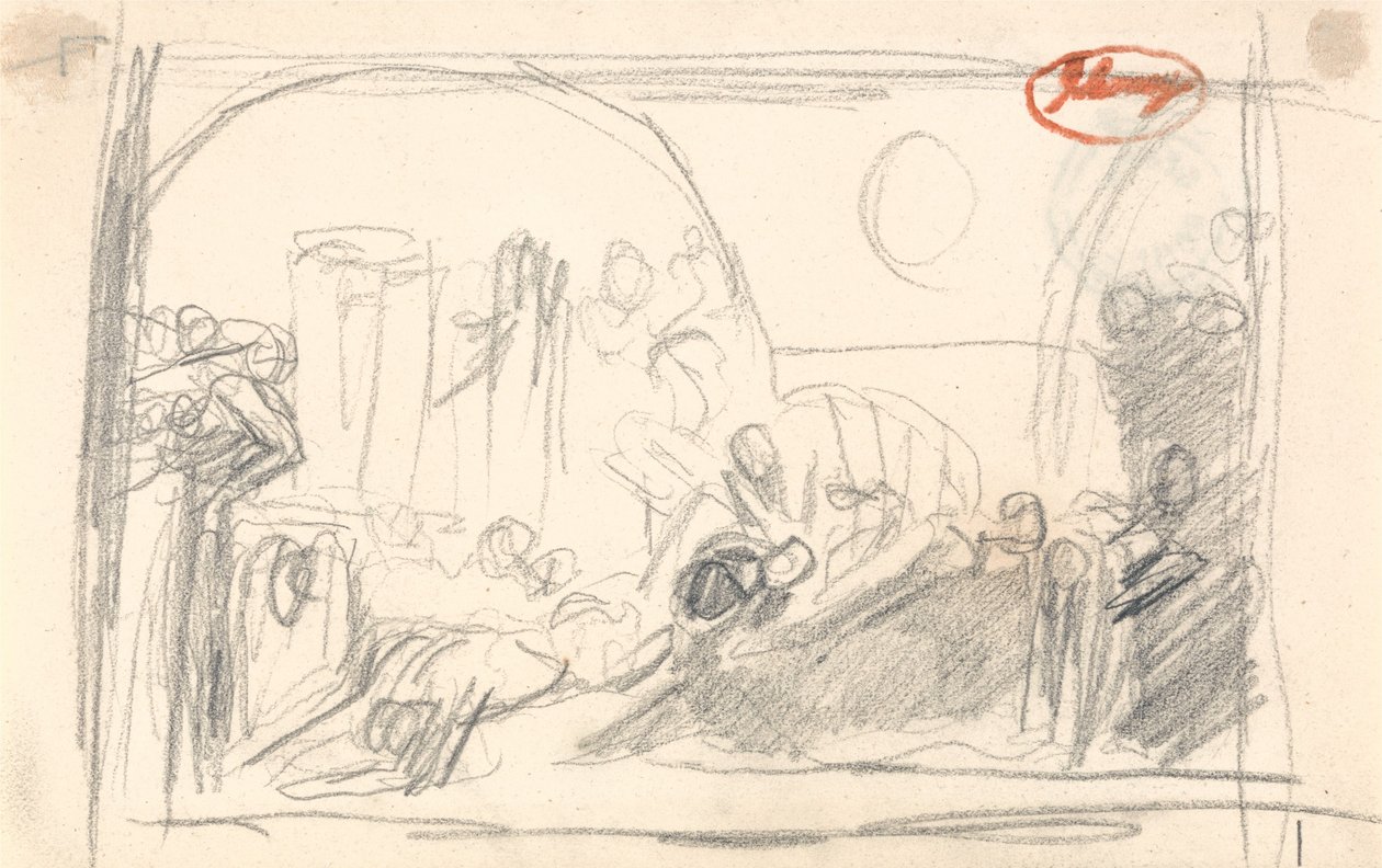 Howard på besøg i et fængsel af George Romney